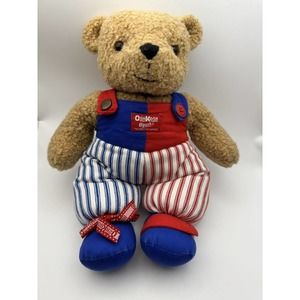 Vtg Eden Oshkosh B’Gosh Dressing Skills Teddy Bear Plush Stuffed Animal 1990's